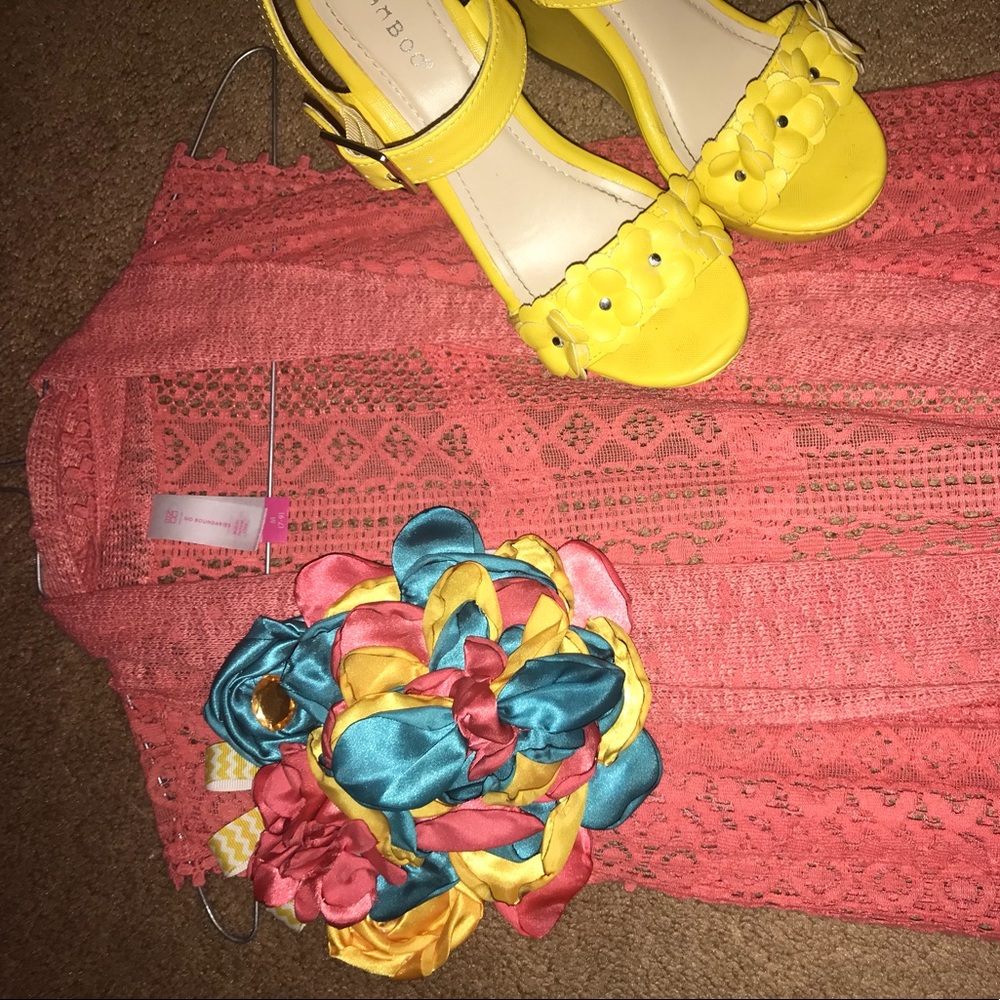 Handmade Flower pin-on